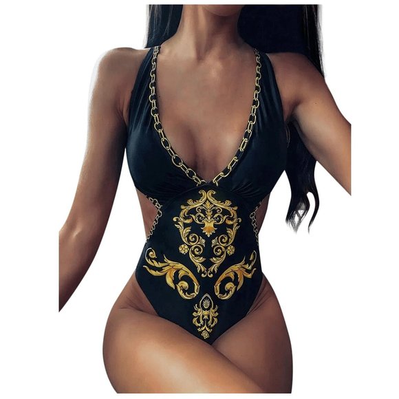 New Gorgeous Padded Monokini. Swimsuit - Picture 4 of 11